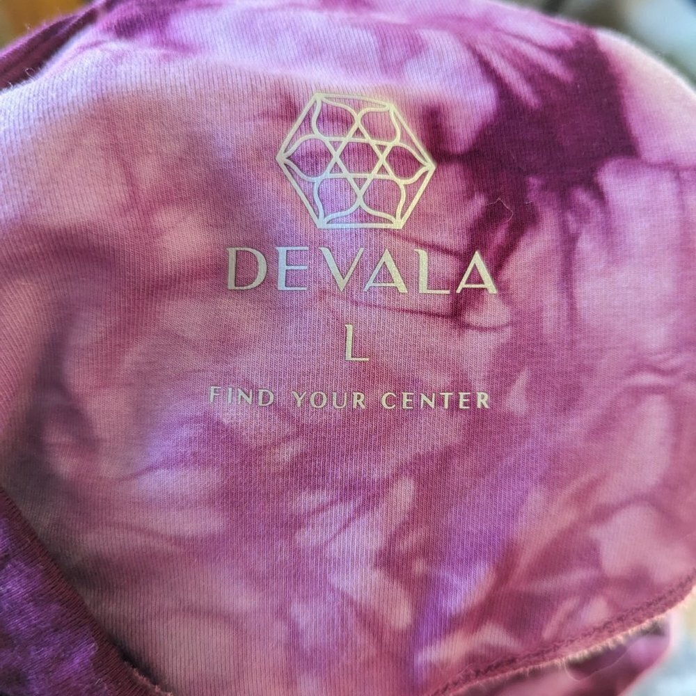 DEVALA Womens NAKED HIGH WAIST LEGGING CRYSTAL WASH - MYSTIC- Size L - Picture 4 of 6